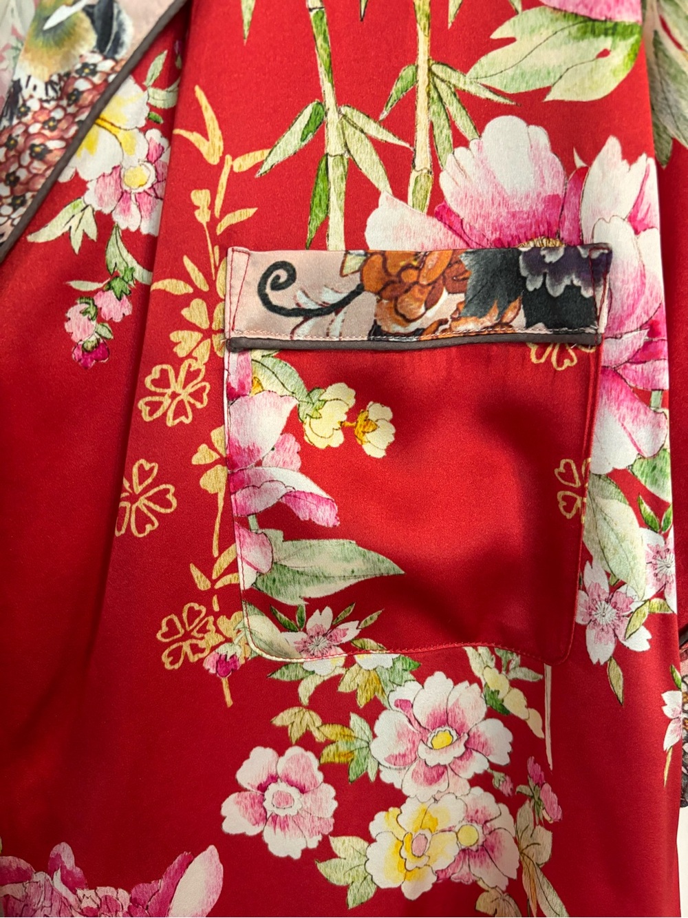 Johnny Was NWT Nailah Silk blend Pajama 3pc Set - Picture 11 of 16